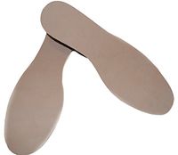 Shoeslulu Handcrafted Thin Cushioning Premium Lambskin Leather Insoles with Activated Carbon Odor Control (US Men 6-6.5/ Women 8-8.5/ EU 39, Natural Lambskin)