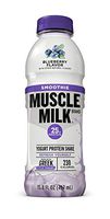Muscle Milk Smoothie Protein Yogurt Shake, Blueberry, 25g Protein, 15.8 FL OZ, 12 Count