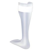 Solid Ankle AFO (Ankle Foot Orthosis) - Short Foot Plate (Left - Medium)