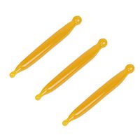 Acxico 3Pcs Traditional Resin Massage Stick Beauty Massage Reflexology Back Massage Tool