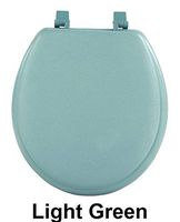 Ben & Jonah Ben&Jonah Fantasia 17 Inch Light Green Soft Standard Vinyl Toilet Seat Collection, Multi