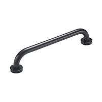 Grab Bar, La Vane Aluminum Matte Black Handicap Safety Grab Bar, Rustproof, Wall Mounted for Bathroom, WC, Shower (12-inch)