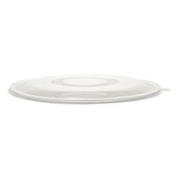 32 oz. Clear PET Flat Lid for Salad Bowl - 100 per case