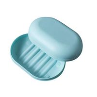 Fineday Soap Boxs, Plastic Bathroom Shower Soap Box Tray Dish Storage Holder Plate Home Travel Light Blue, Home Products Sales