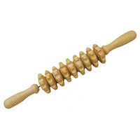1 Pcs Wood Stick Massager Roller Body Muscle Physio Trigger Point Reflexology Tool by Team-Management