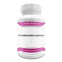 Pure Science Phosphatidylserine 100mg (From Soy Lecithin) – Essential Brain Nutrient for Improving Learning & Cognition and Reducing Cortisol – 50 Vegetarian Capsules of Phosphatidylserine Powder