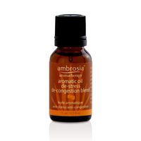 Ambrosia Aromatherapy Aromatic Oil Destress Decongestion Blend 0.5 Ounces