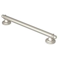 Moen YG2218BN Brantford Bathroom Safety 18-Inch Designer Grab Bar, Brushed Nickel