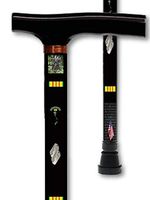 Walking Cane Military Veteran T Handle Vietnam Veteran Derby Adjustable Aluminum Men or Women