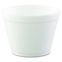 Dart 16MJ32 Foam Containers,16oz, White, 25 per Bag (Case of 20 Bags)