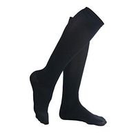 Supportline for Women 18-22 mmHg Sock Closed Toe Color: Black, Size: Large