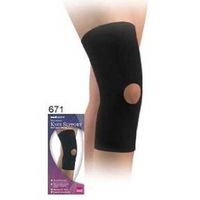 Mediven Neoprene Knee Support with Open Patella, 2X-Large, Black