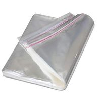 15” x 20” Clear Cellophane Bags Resealable Plastic OPP Bags Self Seal Poly Bags for Apparel,Party Wedding Gift Bags (15X20 inch(100Pcs))