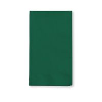 Creative Converting Touch of Color 100 Count 2-Ply Paper Dinner Napkins, Hunter Green , 15" x 17" - 273124