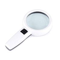 Boutiques / 30X Handheld Magnifying Glass with LED Light HD Lens for Book Reading, Jewelry Identification, Watches, DIY Crafts Carving and Repair,90mm