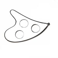 Eyourlife Medical Stainless Steel Gua Sha Massage Tools, Soft Tissue Scraping Massage Tool Used for Foot, Back, Legs, Arms, Neck, Shoulder