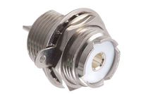 UHF Female Panel Mount w/ D Type Threads, 5 Pcs