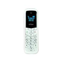 ZYSUS GTStar BM50 Mini Mobile Phone, Hands Free Bluetooth Dialer Headphone, MP3 Music, Dual SIM, Network: 2G(Black) (Color : White)
