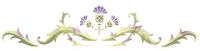 Designer Stencils Thistle Wall Stencil SKU #3139