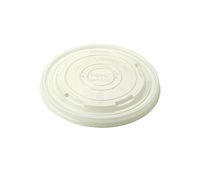 World Centric's 100% Corn CPLA LID -For 12-32 Ounce Paper Soup Bowls (Case of 1000)