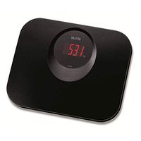TIZHONG Bathroom Scale, Digital Bathroom Body Scale, Measures Weight for Multiple Users (Color : Black)