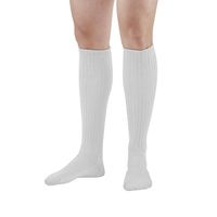 Ames Walker AW Style 185 E Z Walker Sport 8 15 Knee High Socks White Medium