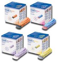 PT# AT1062 PT# # AT1062- Unistik 3 Lancets Phlebotomy 18gx3Mm with Lockout Disp 100/Bx by, Owen Mumford