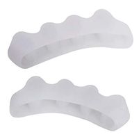 Ugthe 2Pair Silicone Orthopedic Hammer Little Toe Separators Hallux Valgus Corrector