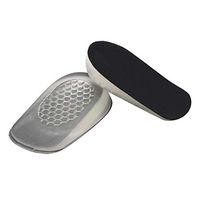 1.0 Inch Height Increase Insoles-Soft Silicone Heel Lift Inserts, Invisible Gel Heel Cushion for Men and Women (Large)