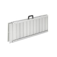 Drive Medical Single Fold Portable Wheelchair Scooter Ramp with Carry Handle and Travel Bag, 3 Feet Long, Gun Metal (3 Feet X 30 Inch)