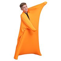 Special Supplies Sensory Sock (Orange, Medium 47"x27") Full-Body Wrap to Relieve Stress, Hyposensitivity, Anxiety | Stretchy, Breathable Sack for Boys, Girls | Safe, Comfortable, Calming Relief