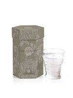 Zodax Grand Casablanca Scented Candle 40 Hour Burn Time 8.32 oz White Hibiscus