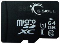 G.Skill 64GB Micro SDXC Flash Memory Card (FF-TSDXC64GN-U1)