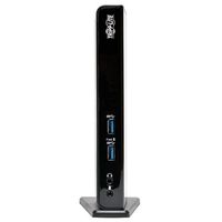 TRIPP LITE USB 3.0 SuperSpeed Laptop Dual Head Docking Station - HDMI and DVI Video, Audio, USB Hub Ports and Ethernet (U342-DHG-402)