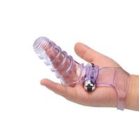 BATEER Finger Vi-brantor Mini Finger Sleeve, Waterproof Body Massager Toy for Women