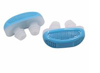 Dragon Honor® Advanced Anti Snoring and Sleep Device Free Snore Stopper Magnetic Silicone Nose Clip Sleeping Device (Three Colors) (Blue)