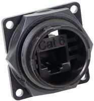 SWITCHCRAFT DCP-RJ6T-F RJ45 ETHERNET, FEED THROUGH JACK, 8POS, PANEL