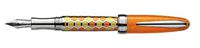 Laban Enamel Orange Honeycomb Medium Point Fountain Pen - LMB-F200-4SOM