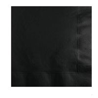 900-Count Touch of Color Paper Lunch Napkins, Black Velvet