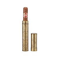 HENGTONGWANDA Bronze Carved Travel Portable Cigar Box, Single Sealed Large Diameter Gift Box Packaging Cigar Moisturizing Tube, Materials