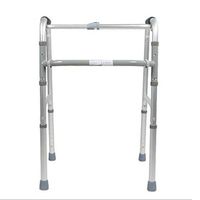 Standard Walkers Walker Accessible Elderly Children's Walker Aluminum Alloy Light Weight Fold Rehabilitation Care Help People with Limited Mobility (Color : Silver, Size : 50cm)