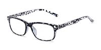 Readers.com Reading Glasses: The Williamsburg Bifocal Reader, Plastic Retro Square Style for Men and Women - Black Tortoise, 2.50