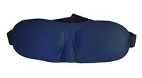 Premium 3D Sleep Eye Mask, Lightweight, Contoured Memory Foam Design for Optimal Comfort, Softness, Complete Darkness (Navy Blue)
