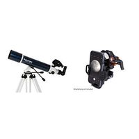 Celestron 22150 Omni XLT AZ 102mm Refractor (Blue) with NexYZ 3-Axis Universal Smartphone Adapter
