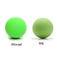Mengjie Lacrosse Muscle Ball (2PCS) deep Tissue Trigger Point Massage, Physiological Treatment of myofascial Release, Green