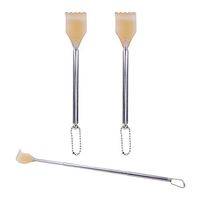 Xiangfeng 2 Pack Portable Telescopic Back Scratcher Extendable Scratching Massage Kit Claw Itch Backscratcher Scratching Tool for Men Women