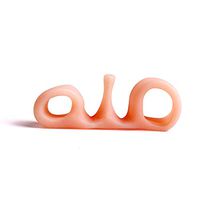 MYDETOE 5 Pairs Toe Separators Hallux Valgus Overlapping Correction Separation Spacers Yoga Hammer Toe Stretchers Silicone,B