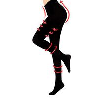 Travel Compression Pantyhose 20-30 mmHg Closed Toe Support Gradient Compression Treatment Women & Men Swelling, Varicose Veins, Edema for Nurse, Flight, Teacher (Black, S)