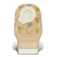 ConvaTec 411637 Little 8" Ones Two-Piece Adhesive Coupling Technology Drainable Pouch with 1-Sided Comfort Panel, Filter, Transparent, 1/5" - 1-1/4" Stoma Opening, Pack of 10