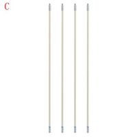 Tuscom Dryer Cleaning Brush Extension Rods Extends Up to 16 Feet Synthetic Brush Head Extender Rods - Dryer Replacement Parts (4 Pieces)